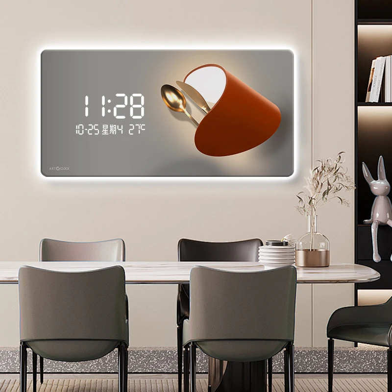 Wohnkultur führte Umgebungs li – Lighting Home Decor Wall Clocks Bewertung und Preis