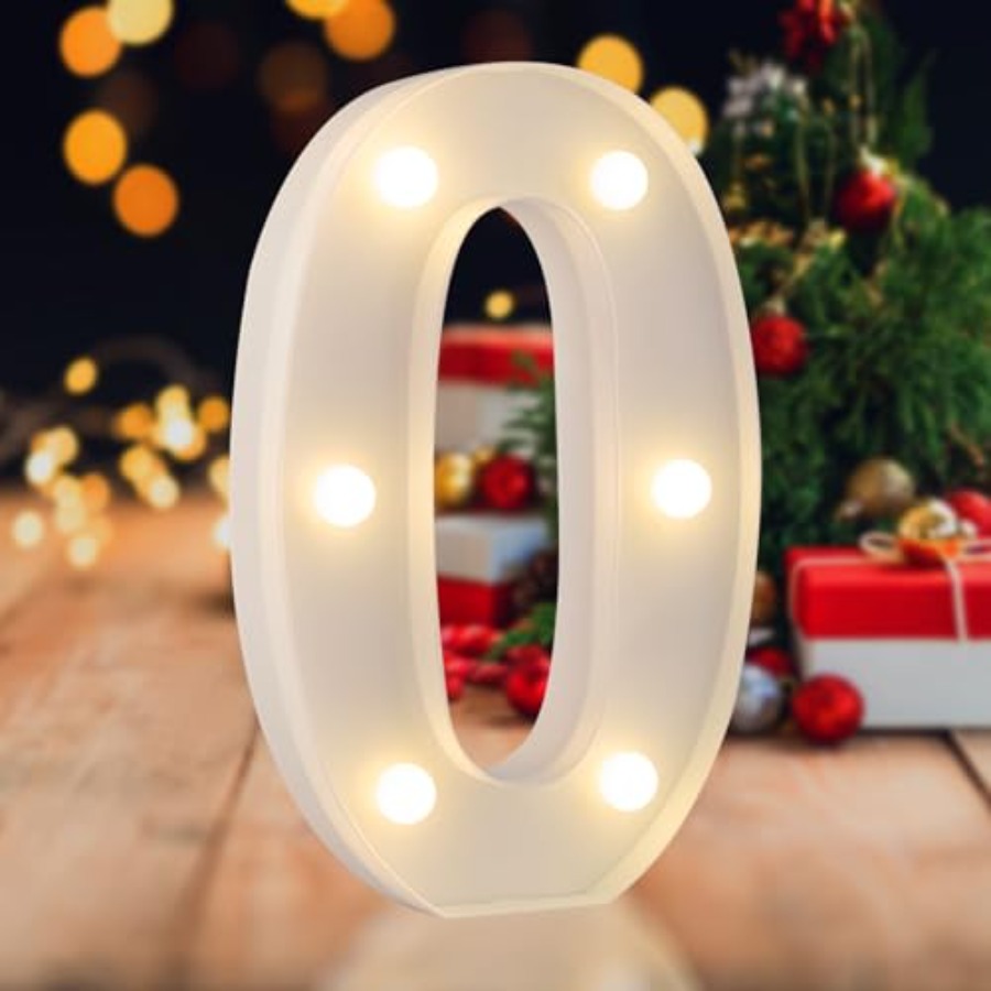 LED-Leuchtbuchstaben, 0-9 Leuc – Light Up Letters Marquee Bewertung und Preis