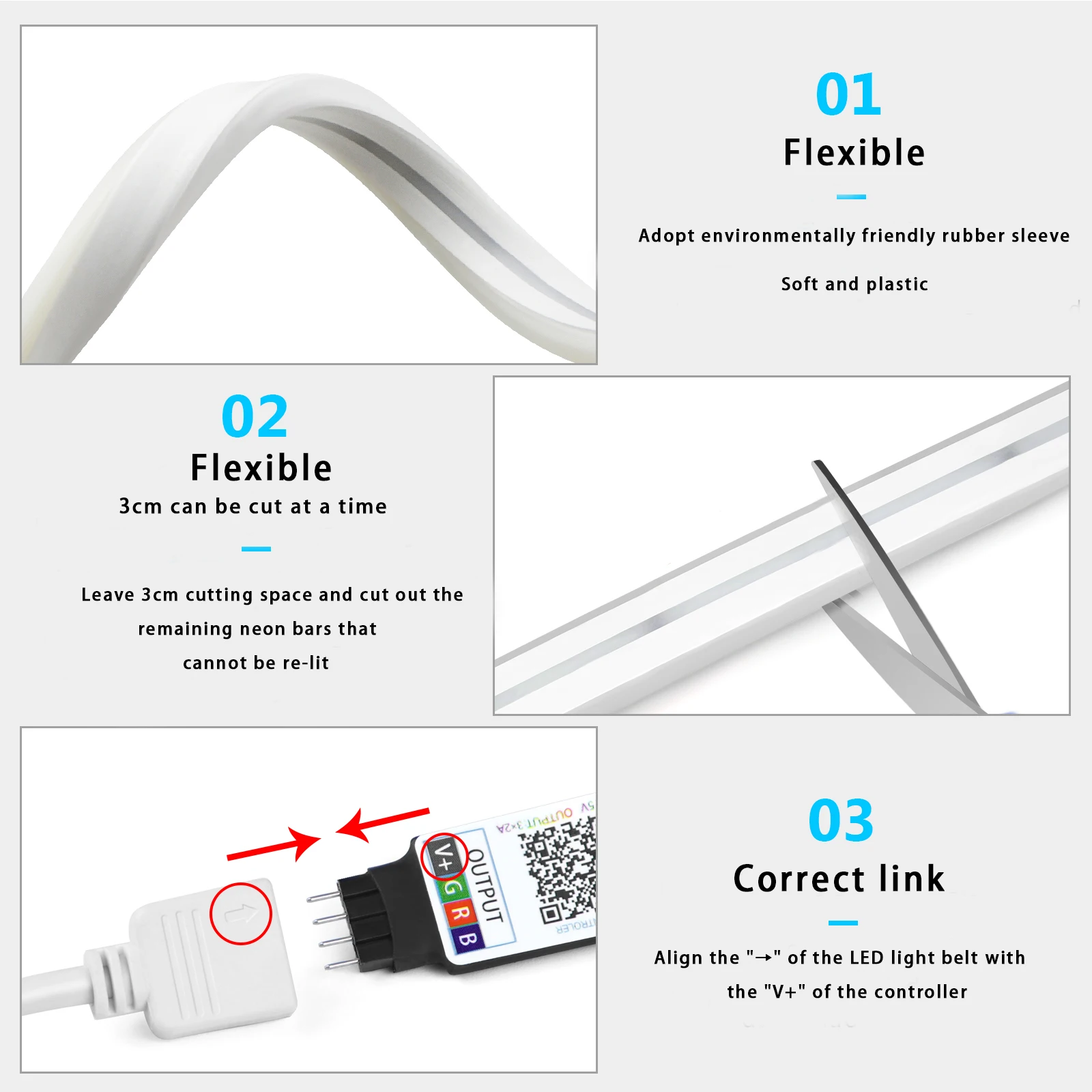 1-5 m RGB LED Neon Streifen Li – Lighting Decoration Ideas Bewertung und Preis